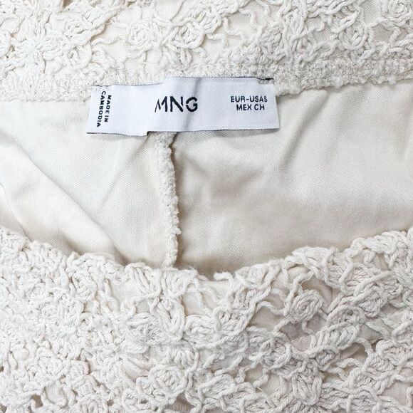 MANGO Crochet Straight-Fit Shorts - Picture 4 of 4